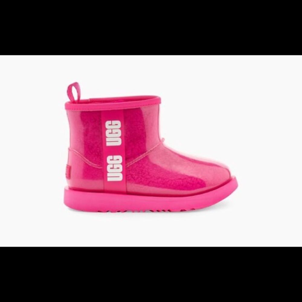 UGG Kids CLASSIC CLEAR MINI II ROCK ROSE COLOR - Picture 2 of 8